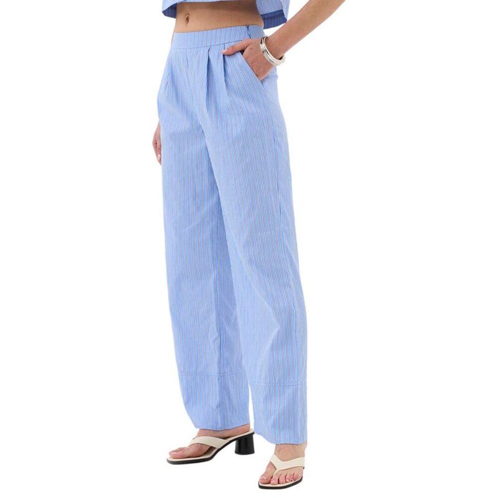 Extro&Vert Womens  Wide Leg Pant, Blue